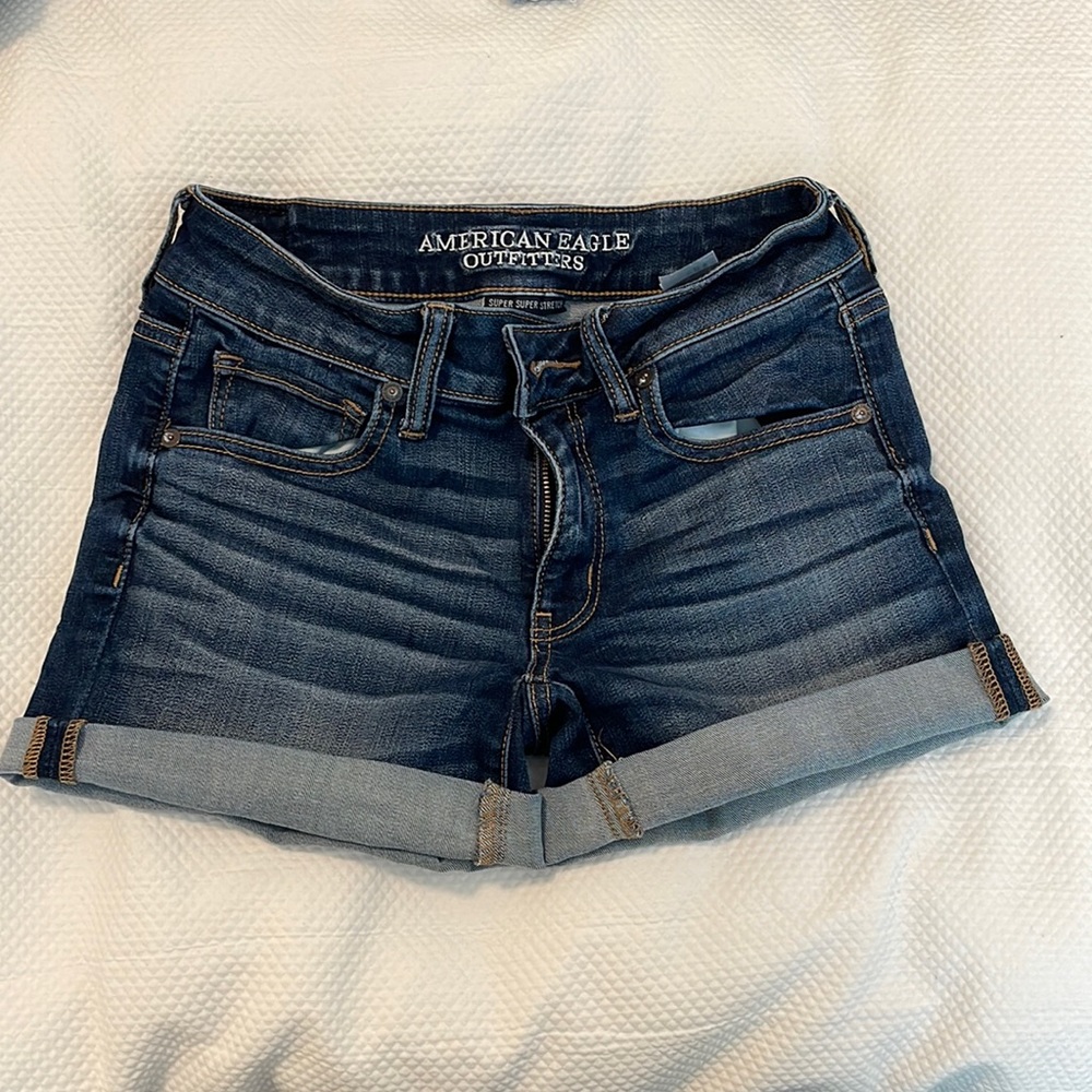 American Eagle super super stretch Midi in dark blue size 6